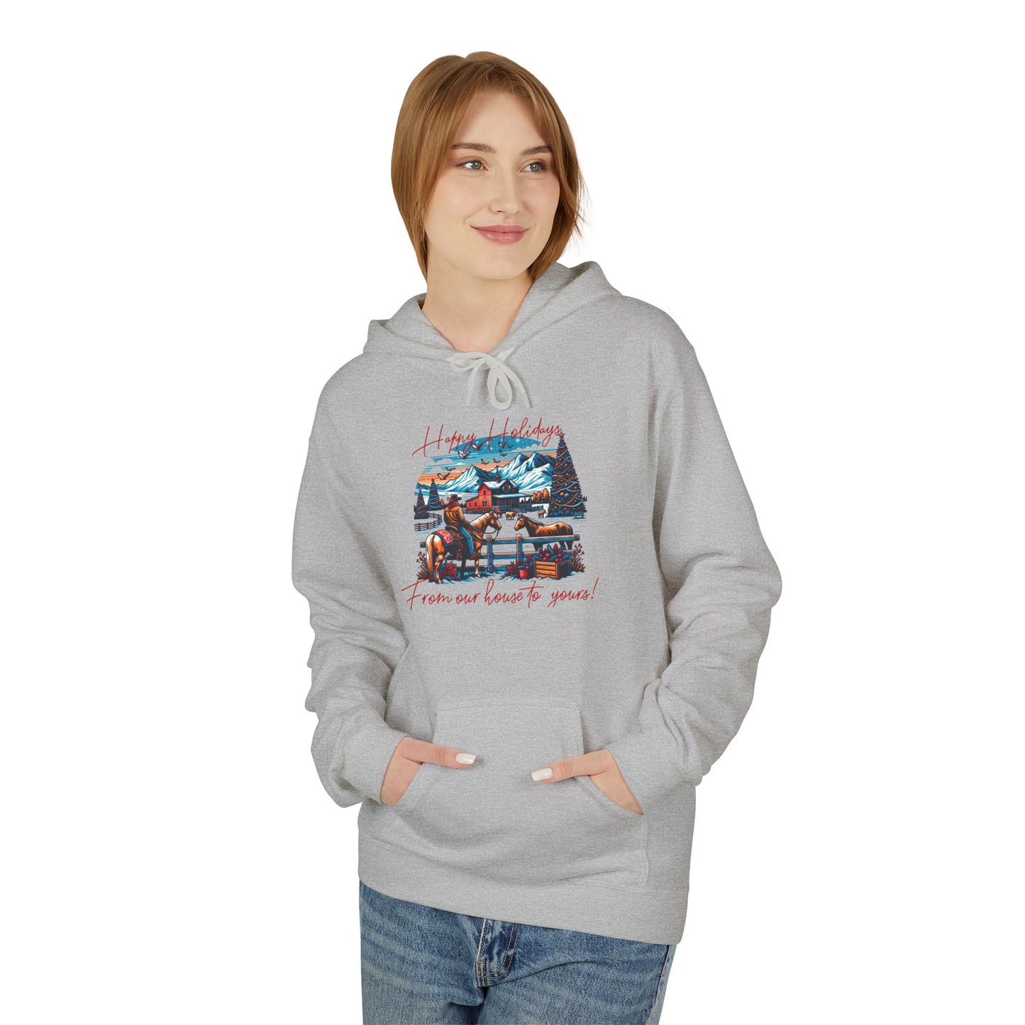 From Our House to Yours - Unisex Midweight Softstyle Fleece Hoodie