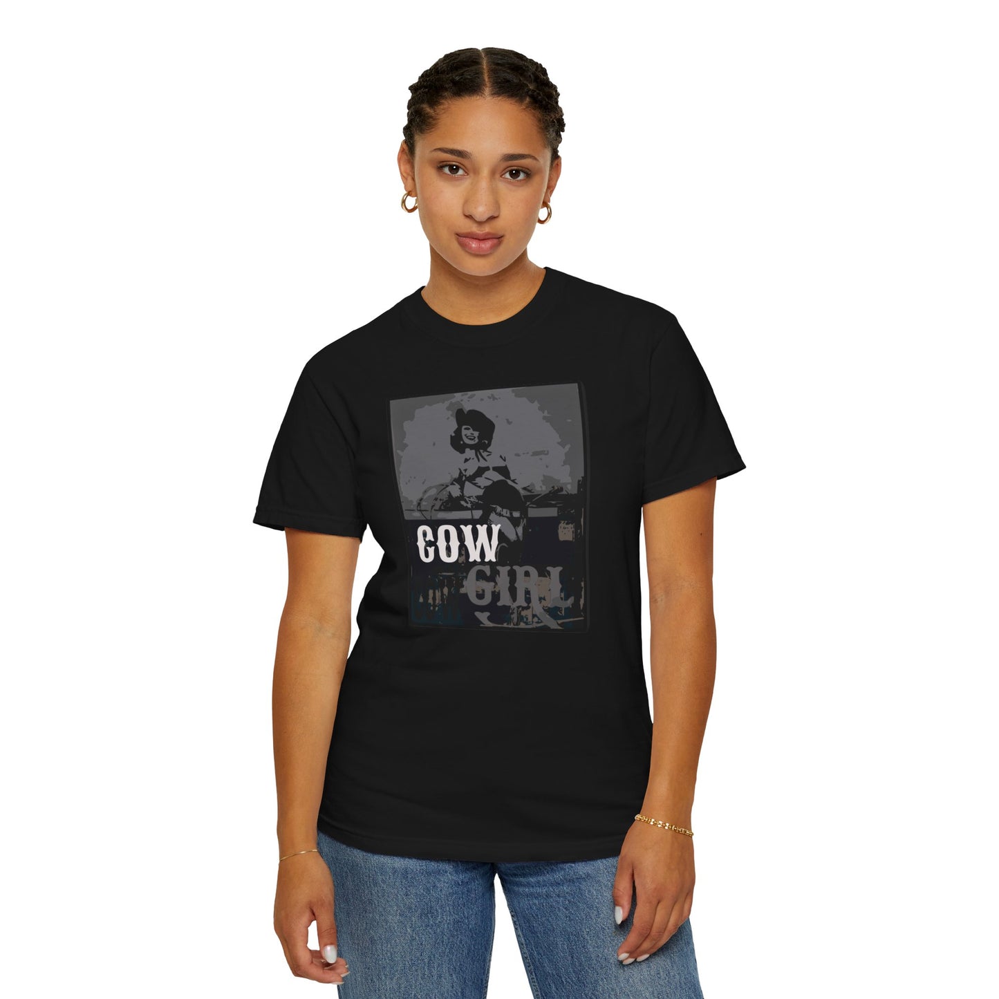 Cowgirl Short Sleeve Unisex Garment-Dyed T-shirt